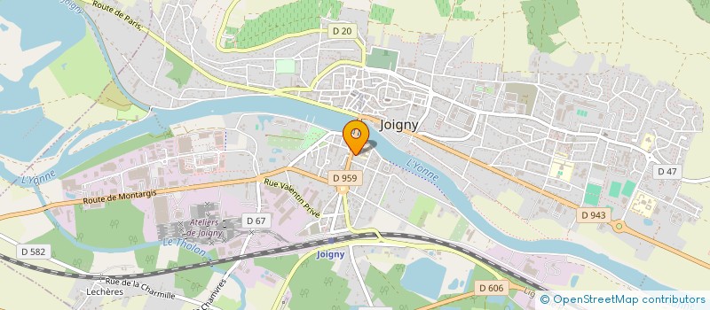 localisation de l'entreprise MONSIEUR ANTHONY NORMAND  JOIGNY