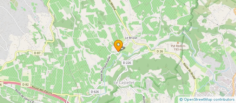 localisation de l'entreprise MONSIEUR ANTHONY NOTO  LE CASTELLET