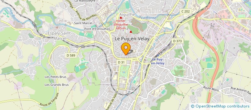 localisation de l'entreprise MONSIEUR ANTHONY NOUVET  LE PUY-EN-VELAY