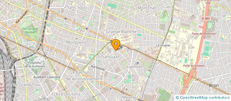 localisation de l'entreprise MONSIEUR ANTHONY NUGUET  LYON