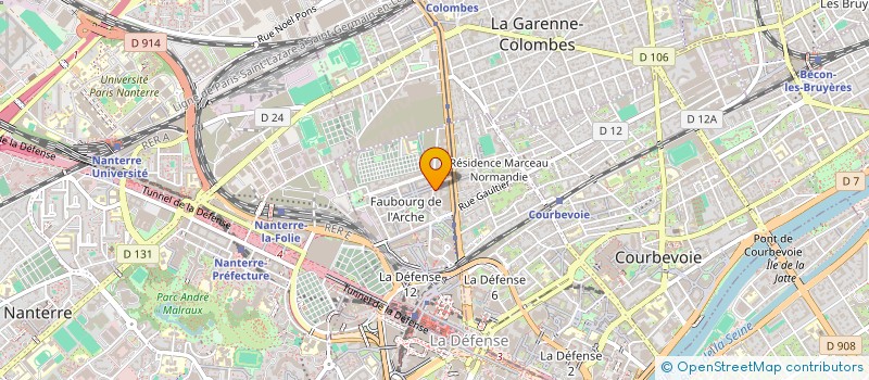 localisation de l'entreprise MONSIEUR ANTHONY O'HANLON  COURBEVOIE