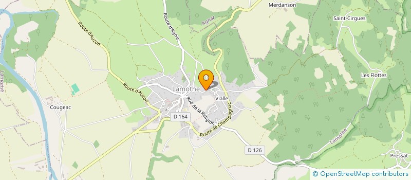 localisation de l'entreprise MONSIEUR ANTHONY OILLIC  LAMOTHE