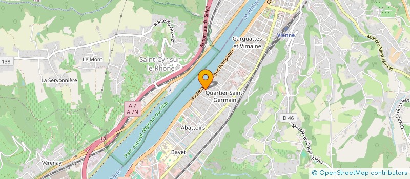 localisation de l'entreprise MONSIEUR ANTHONY OKAV  VIENNE