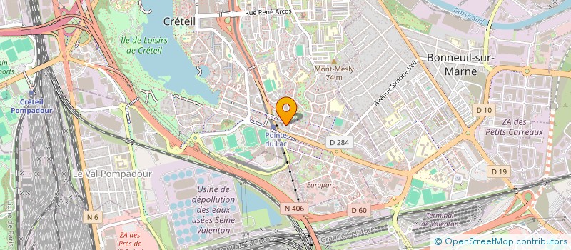 localisation de l'entreprise MONSIEUR ANTHONY OKOKO  CRETEIL