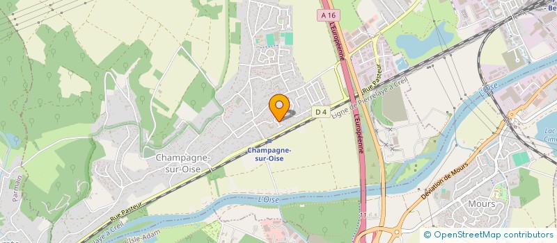 localisation de l'entreprise MONSIEUR ANTHONY OLIVIER  CHAMPAGNE-SUR-OISE