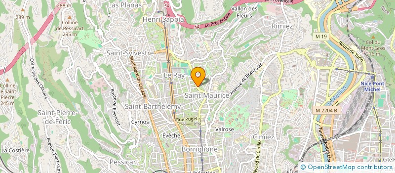 localisation de l'entreprise MONSIEUR ANTHONY OLIVIERI  NICE