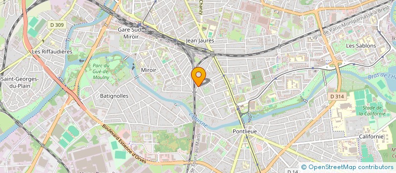 localisation de l'entreprise MONSIEUR ANTHONY ORAIN  LE MANS