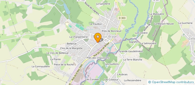 localisation de l'entreprise MONSIEUR ANTHONY OUAGHLANI  BESSE-SUR-BRAYE