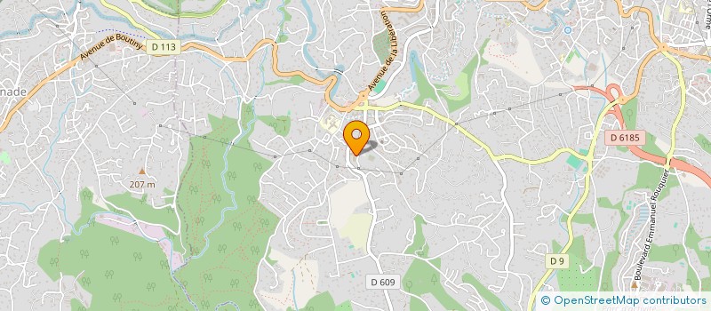 localisation de l'entreprise MONSIEUR ANTHONY OUDET  GRASSE