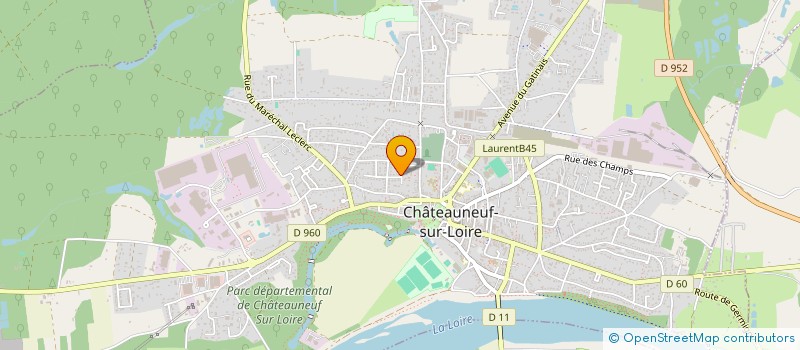 localisation de l'entreprise MONSIEUR ANTHONY OUDRY à CHATEAUNEUF-SUR-LOIRE