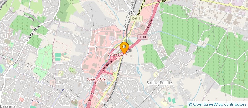 localisation de l'entreprise MONSIEUR ANTHONY OURBANTCHICH  SAINTE-EULALIE