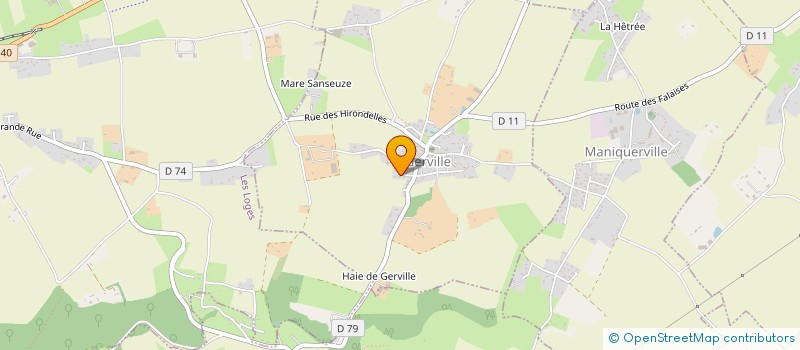 localisation de l'entreprise MONSIEUR ANTHONY OUZHENE  GERVILLE