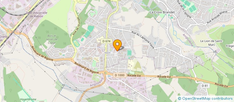 localisation de l'entreprise MONSIEUR ANTHONY PACE à ANGOULEME