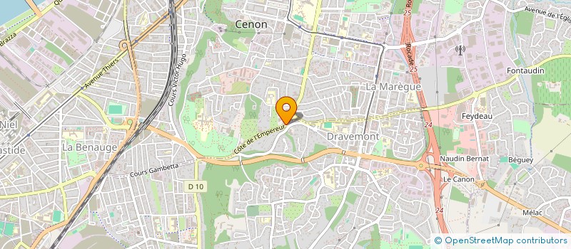 localisation de l'entreprise MONSIEUR ANTHONY PADOVAN  CENON