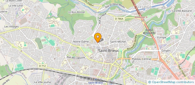 localisation de l'entreprise MONSIEUR ANTHONY PAGE à SAINT-BRIEUC