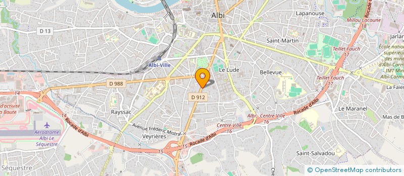 localisation de l'entreprise MONSIEUR ANTHONY PAGES à ALBI