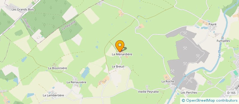 localisation de l'entreprise MONSIEUR ANTHONY PAILLIER à LA PEYRATTE