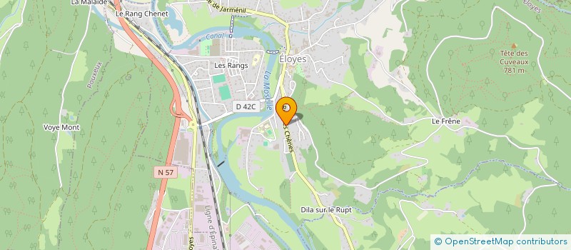 localisation de l'entreprise MONSIEUR ANTHONY PALENA  ELOYES