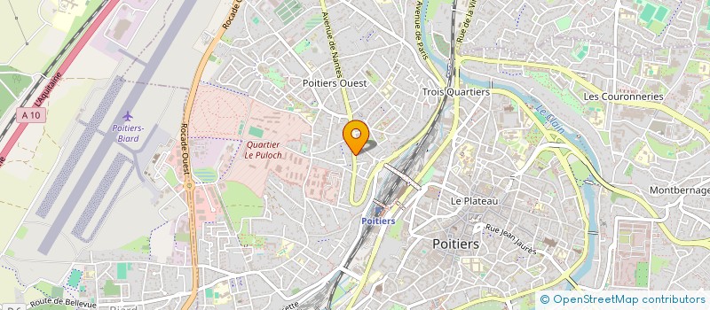 localisation de l'entreprise MONSIEUR ANTHONY PALISSE à POITIERS