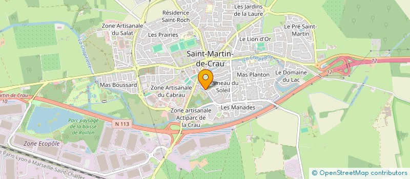 localisation de l'entreprise MONSIEUR ANTHONY PALIZAS à SAINT-MARTIN-DE-CRAU
