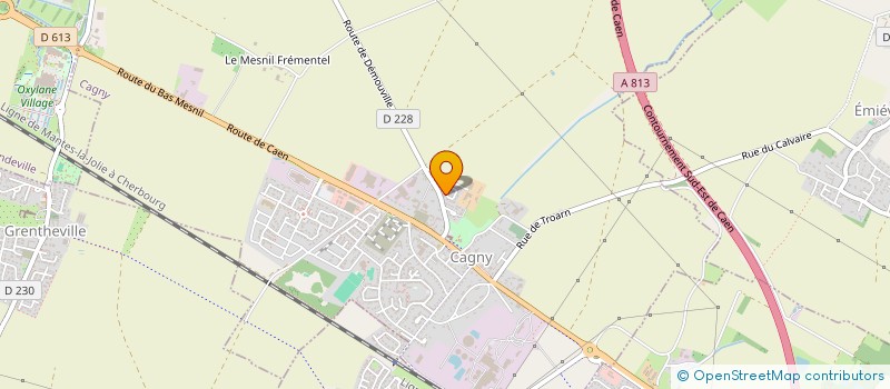 localisation de l'entreprise MONSIEUR ANTHONY PANOS  CAGNY