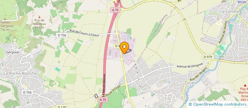 localisation de l'entreprise MONSIEUR ANTHONY PAOLETTI  ORCET