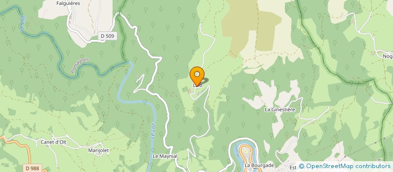 localisation de l'entreprise MONSIEUR ANTHONY PARAYRE  SAINT-LAURENT-D'OLT