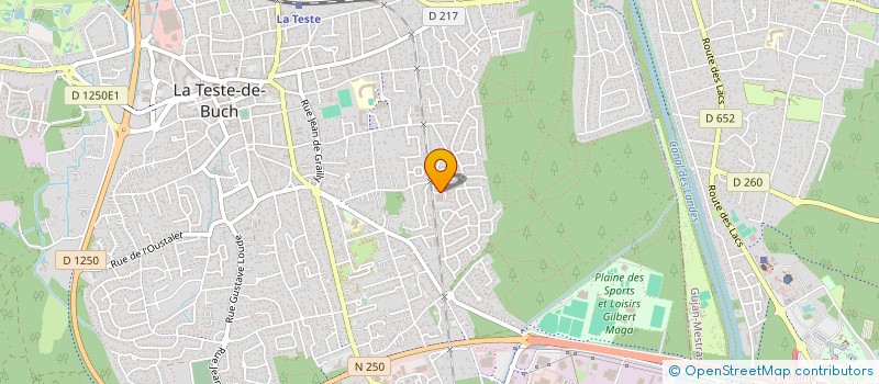 localisation de l'entreprise MONSIEUR ANTHONY PARDO-POTOT à LA TESTE DE BUCH