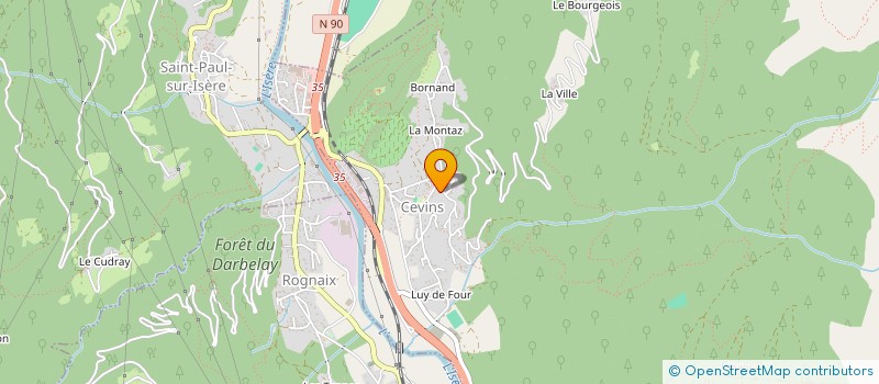 localisation de l'entreprise MONSIEUR ANTHONY PARENTE  CEVINS