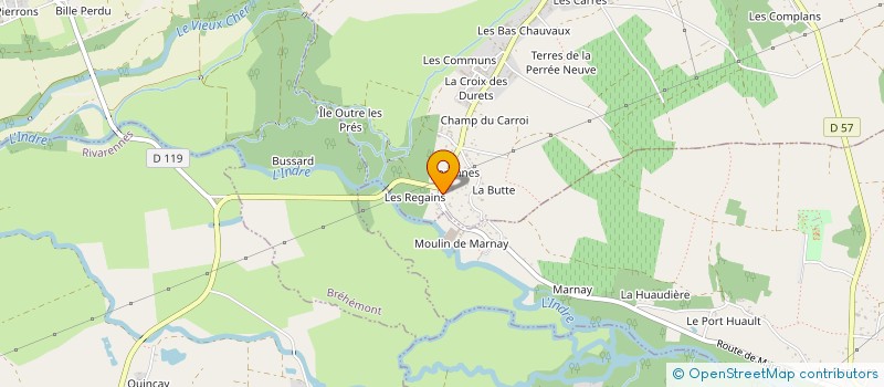 localisation de l'entreprise MONSIEUR ANTHONY PARENTE  LIGNIERES-DE-TOURAINE