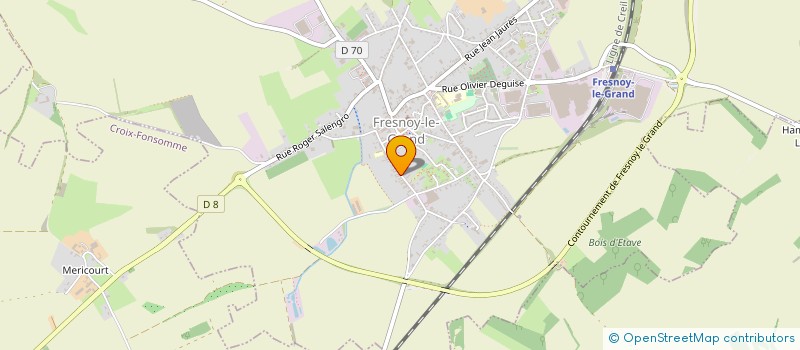 localisation de l'entreprise MONSIEUR ANTHONY PARMENTIER à FRESNOY-LE-GRAND