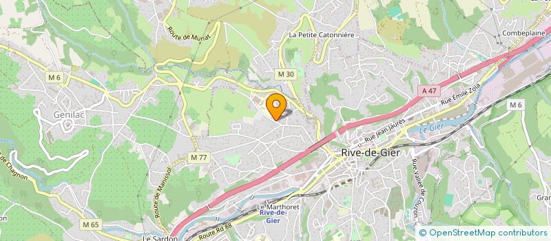 localisation de l'entreprise MONSIEUR ANTHONY PARSENA  RIVE-DE-GIER