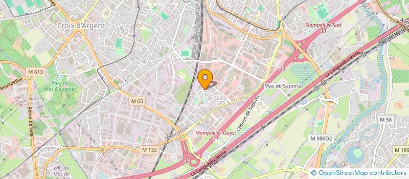 localisation de l'entreprise MONSIEUR ANTHONY PARTOUCHE à MONTPELLIER