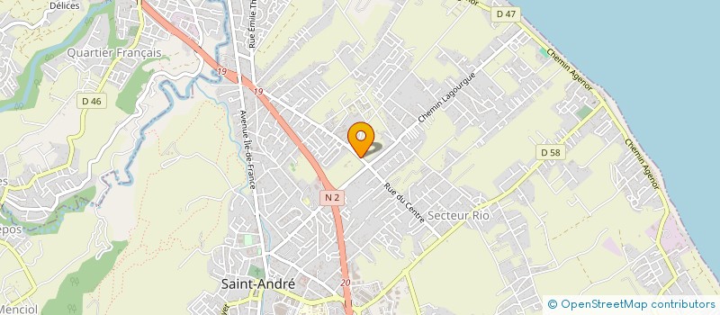 localisation de l'entreprise MONSIEUR ANTHONY PASCAL  SAINT-ANDRE