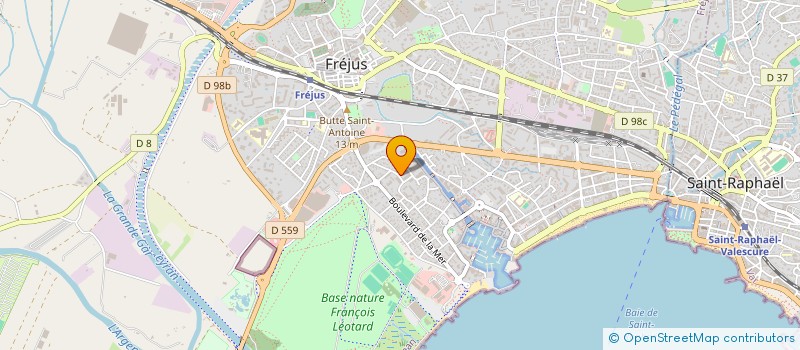 localisation de l'entreprise MONSIEUR ANTHONY PASCAL à FREJUS