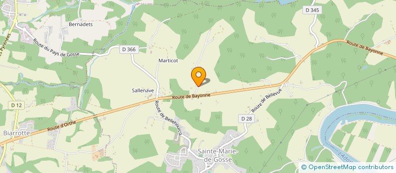 localisation de l'entreprise MONSIEUR ANTHONY PASCOUAU  SAINTE-MARIE-DE-GOSSE