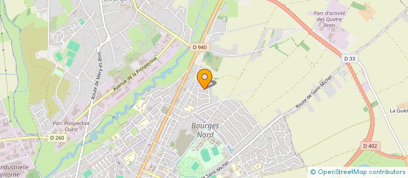 localisation de l'entreprise MONSIEUR ANTHONY PASQUIET  BOURGES