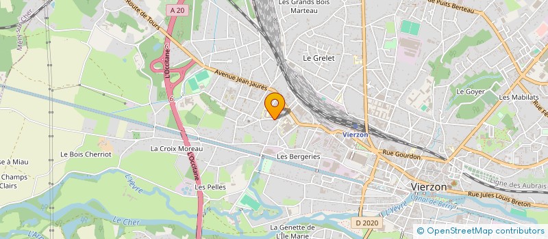 localisation de l'entreprise MONSIEUR ANTHONY PASSOS  VIERZON