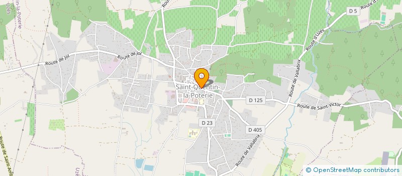 localisation de l'entreprise MONSIEUR ANTHONY PASTOR à SAINT-QUENTIN-LA-POTERIE