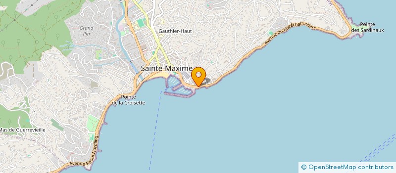 localisation de l'entreprise MONSIEUR ANTHONY PATAULT à SAINTE-MAXIME