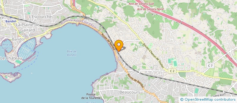 localisation de l'entreprise MONSIEUR ANTHONY PAULIN à SANARY-SUR-MER