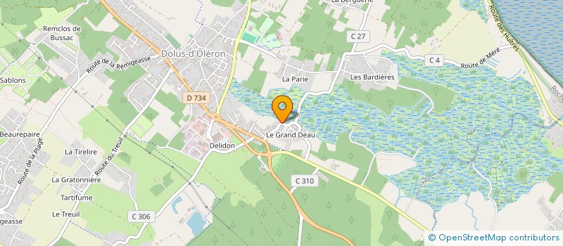 localisation de l'entreprise MONSIEUR ANTHONY PAVERNE à DOLUS-D'OLERON
