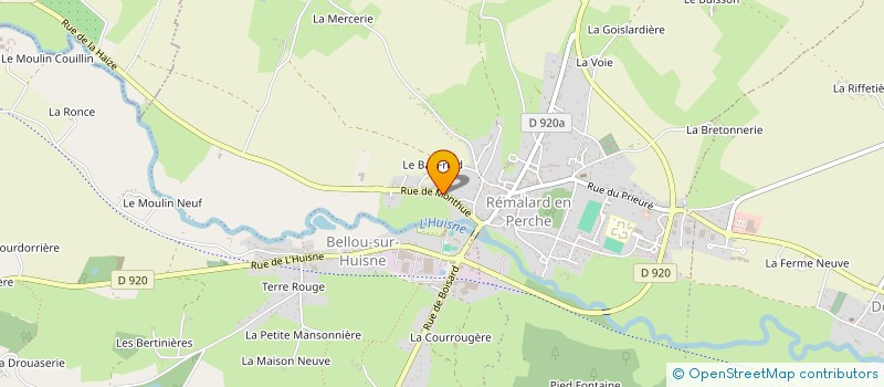 localisation de l'entreprise MONSIEUR ANTHONY PAVIE à REMALARD-EN-PERCHE