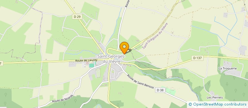 localisation de l'entreprise MONSIEUR ANTHONY PAYET  SAINT-GEORGES-DU-VIEVRE