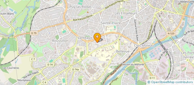 localisation de l'entreprise MONSIEUR ANTHONY PAYSANT à LIMOGES