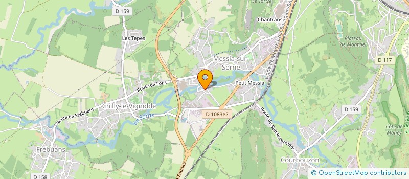 localisation de l'entreprise MONSIEUR ANTHONY PEDRON  MESSIA-SUR-SORNE