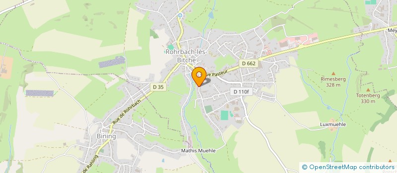 localisation de l'entreprise MONSIEUR ANTHONY PEIFER  ROHRBACH-LES-BITCHE