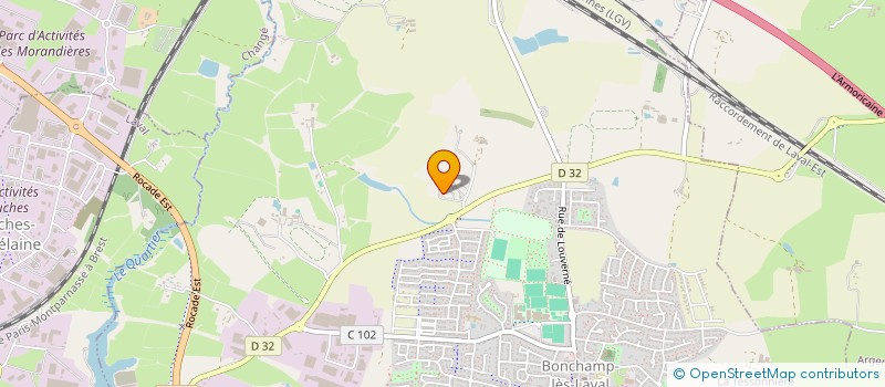 localisation de l'entreprise MONSIEUR ANTHONY PEJUS  BONCHAMP-LES-LAVAL