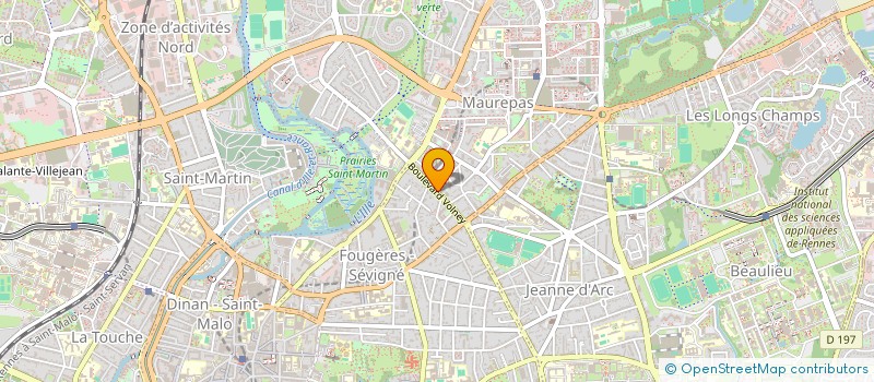 localisation de l'entreprise MONSIEUR ANTHONY PELLETIER  RENNES