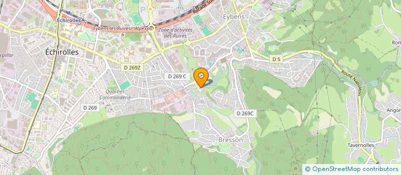 localisation de l'entreprise MONSIEUR ANTHONY PELLICER  EYBENS